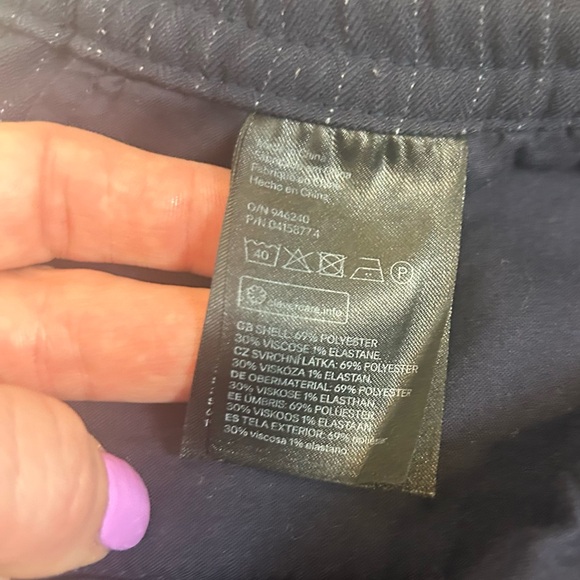 Pinstripe Drawstring Casual Trousers - Picture 7 of 7